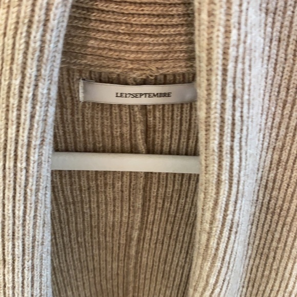 Le17 Septembre Shawl Collar Sweater size 36 - Picture 5 of 16